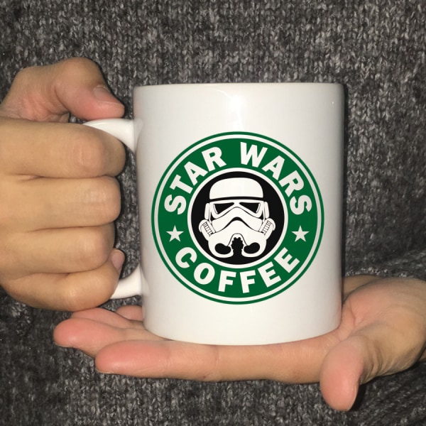 Wampumtuk Starwars kan skummet være med dig 11 ounce sjovt kaffekrus