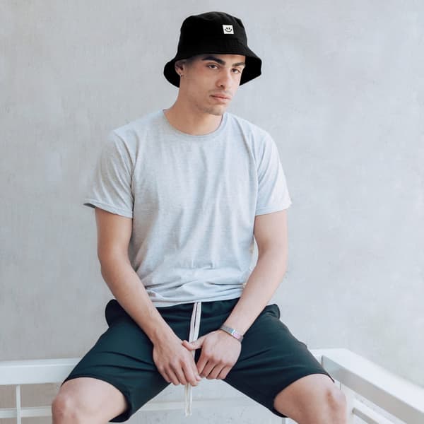 Bucket Hat - Solhat Bucket Hat Herre Dame Rejse Strand B Black