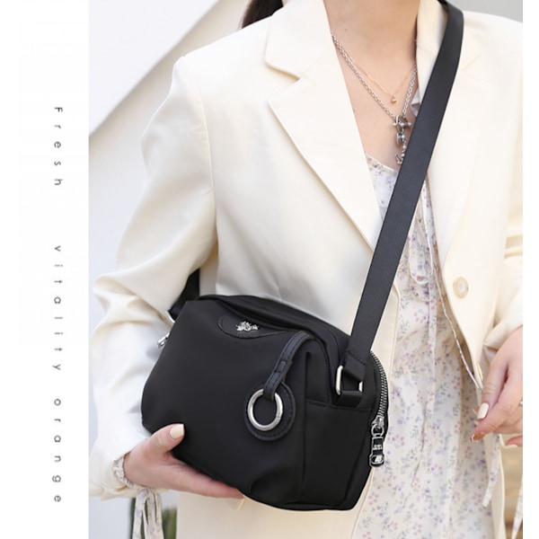 AVEKI Dam Anti-Stöld Skräddarsydd Konvertibel Crossbody Clutch, Svart, One Size