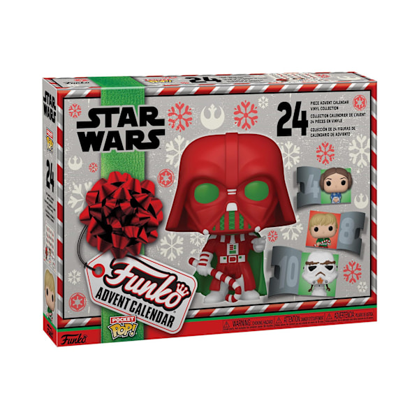 Funko Pop! Adventskalender: Star Wars, 24-delt julegavepakke, 24 dagers juletelling, Adventskalender overraskelsesjulegave til barn