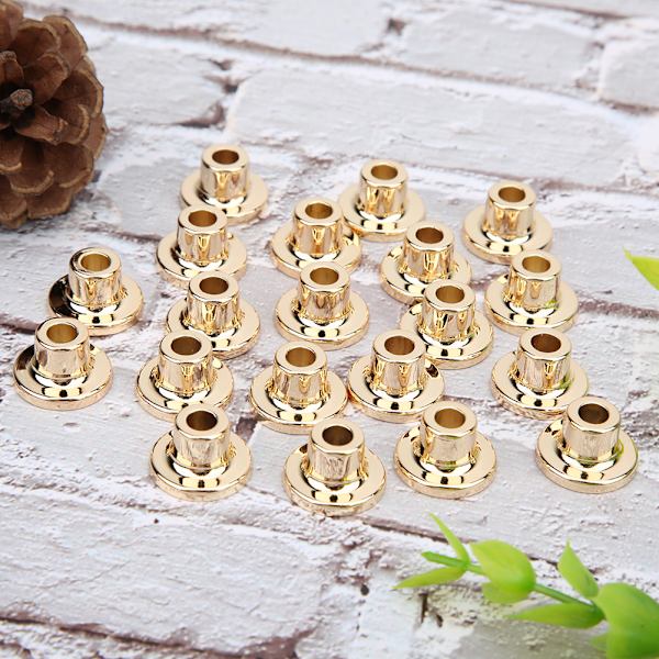 20 st högklackade metallskyddsskydd DIY skoskydd 12/14/17mm guld 17mm