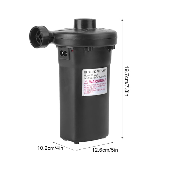 Elektronisk vannpumpe for vannpipesmoking (stor)