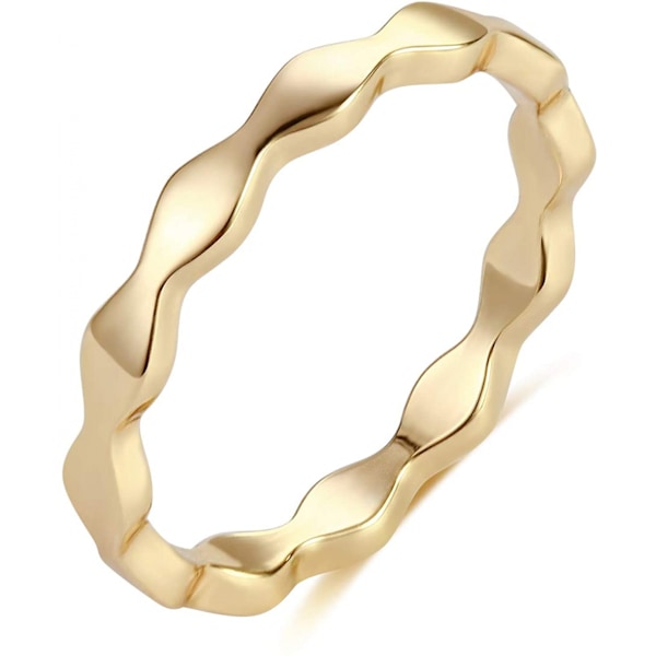 Guld Ring med Ögonhänge