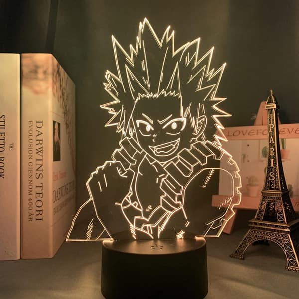 3D Nattlys 3D Illusjonslampe Eijiro Kirishima Led Natt L