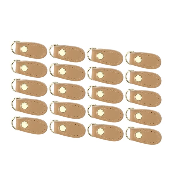 Læder D-ringe Multifunktion DIY Håndtaske Sideklips Spænde med Guld Tilbehør til Taskefremstilling Tilbehør Beige Guld Tilbehør