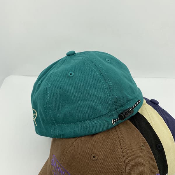 Hat Dame K Bogstav Broderi Forår Og Sommer Mode Ca Indigo