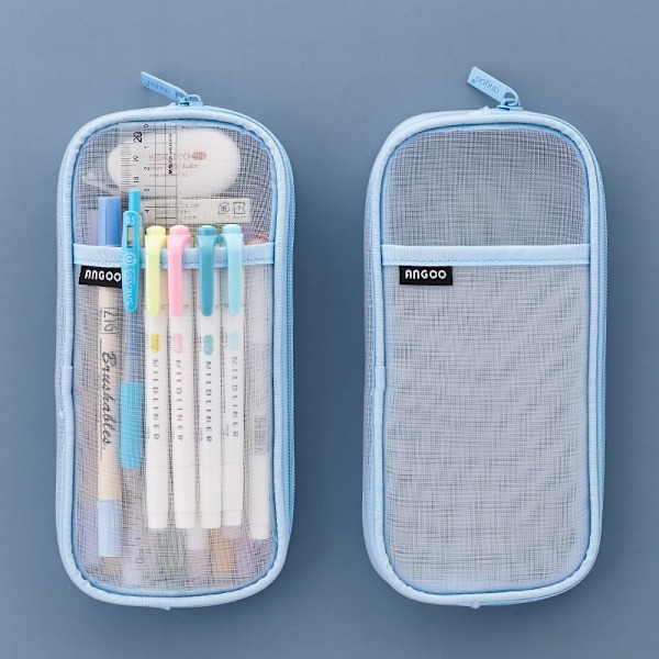 Pennfodral Set, Nylon Pennförvaringspåse, Makeupväska för B