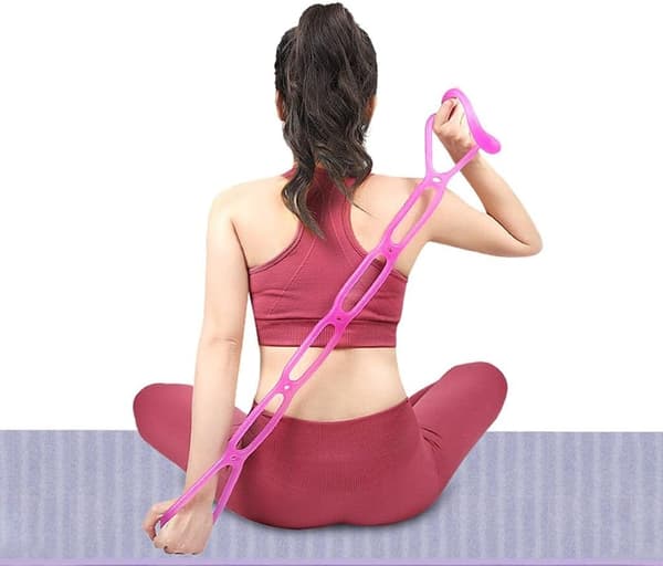 7 Ring Stretch Modstandstræningselastik - Miracle Miles Elastik til Yoga, Udstrækning, Fysioterapi & Hjemmetræning
