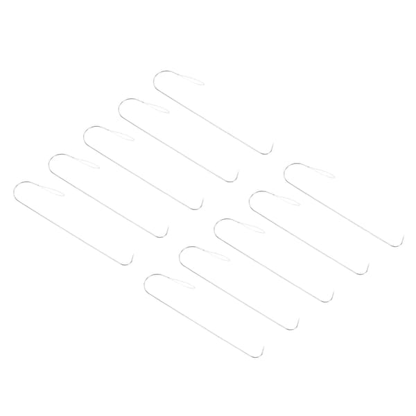 10 stk Buede Perlenåler Rustfritt Stål DIY Perle Spinner Nåler Buede med Buet Håndtak Stor Øye Buede Perlenåler