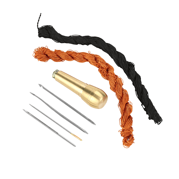 18m Sorte Brune Linjer Tråde til DIY Sko Reparation med Krog Nåle Sy Syl Kit