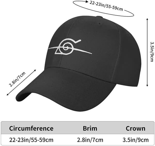 Anime Baseballcaps for Menn Kvinner Pappa Hatt Justerbar Snapback