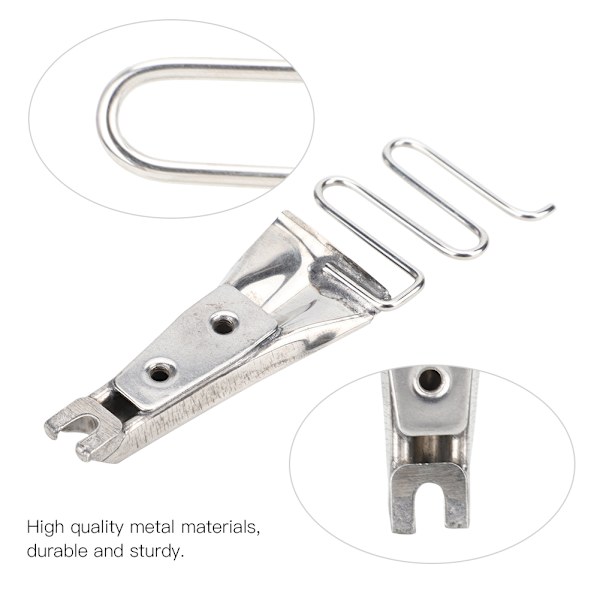 Syning Hemmer Folder Høj Kvalitet Metal 4-Folds Dunjakke Symaskine TilbehørDunjakke Stil 45MM