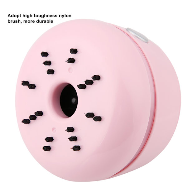 Mini gjenladbar bærbar skrivebordsstøvsuger støvsamler rengjøringsmaskin (rosa)