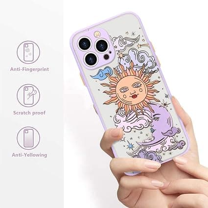 Kompatibel med iPhone 12 Pro Max Cover Mat Klar Design S
