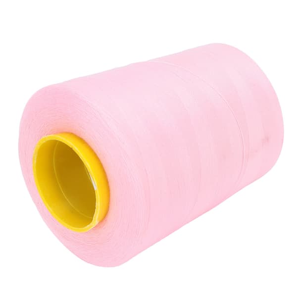 Sytråd 8000 meter Flere farvede Polyester Garn til DIY Broderi Maskin Projekt152 Pink