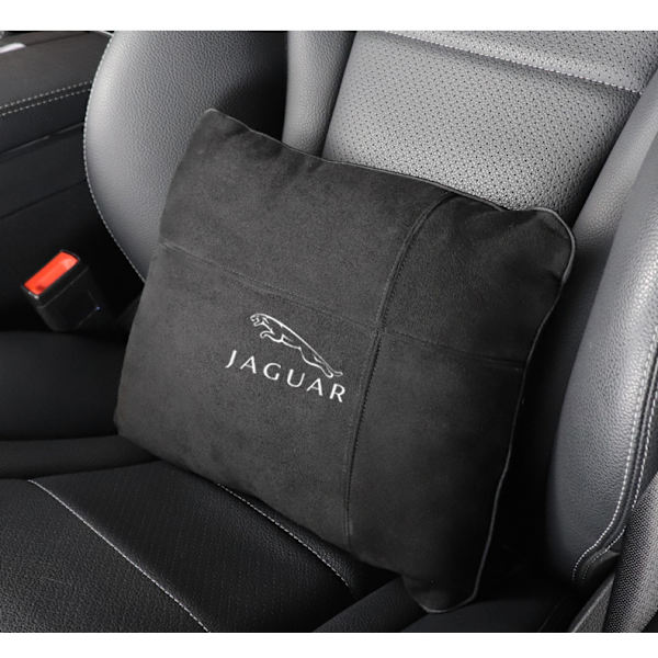 Anvendelig til Jaguar XEL/XFL/XJ/F-PACE/E-PACE Sæde Hovedstøtte Lændestøtte - Jaguar [Gentleman Black] Lændestøtte/1 pakke