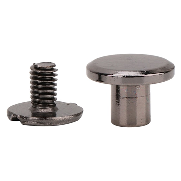 30set 5mm/6mm/8mm Mässing Läder Nitar Dubbla Nitar Rörformiga Metall Nitar Set(#11)