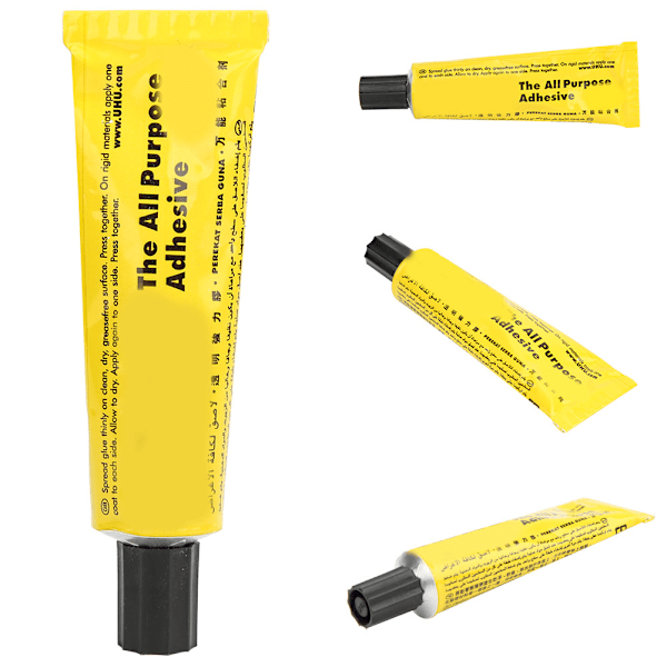 35ml Superlim Transparent Multifunktionellt Starkt Lim för Tyg Läderhantverk