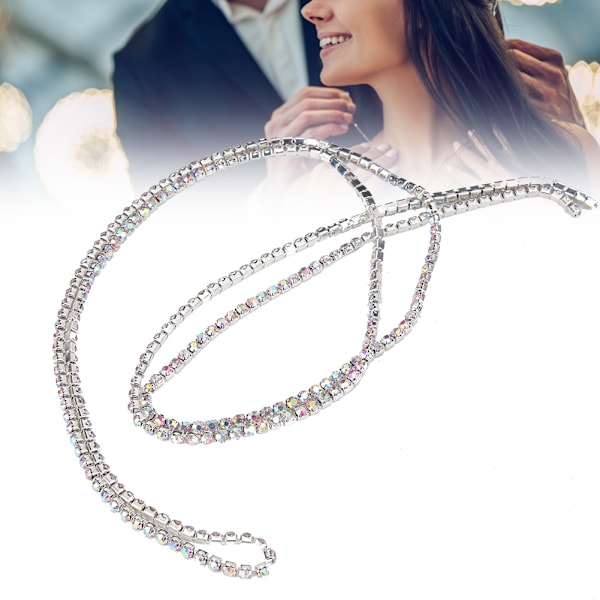 10 meter DIY kristallglas strass trim klokedja dekoration kläder applikationer #1