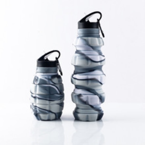 Ny foldbar granatvandflaske i fødevaregodkendt silikonecyklin