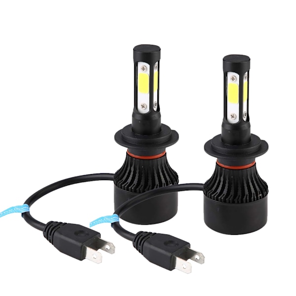 2 kpl LED-ajovalot Auton ajovalot Lamppu 12V 24V 6500K