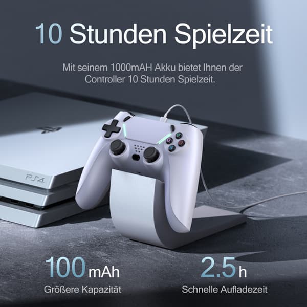 Trådløs controller kompatibel med PS4 Playstation 4/Pro/Sli