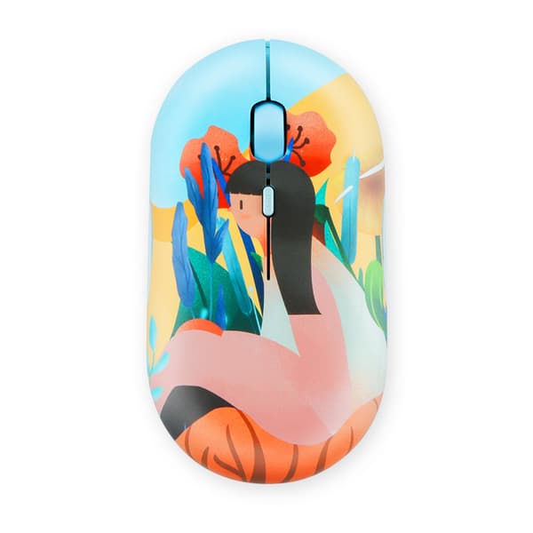 M350 Pebble trådlös mus, Bluetooth- eller USB-anslutning, tyst