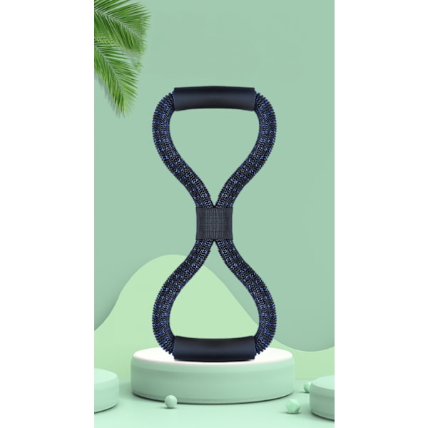 Figur 8 Fitness Motstandsbånd Arm Rygg Bryst Skulder Trening Elastisk Tau Strekk Treningsbånd for Yoga Pilates Stretching