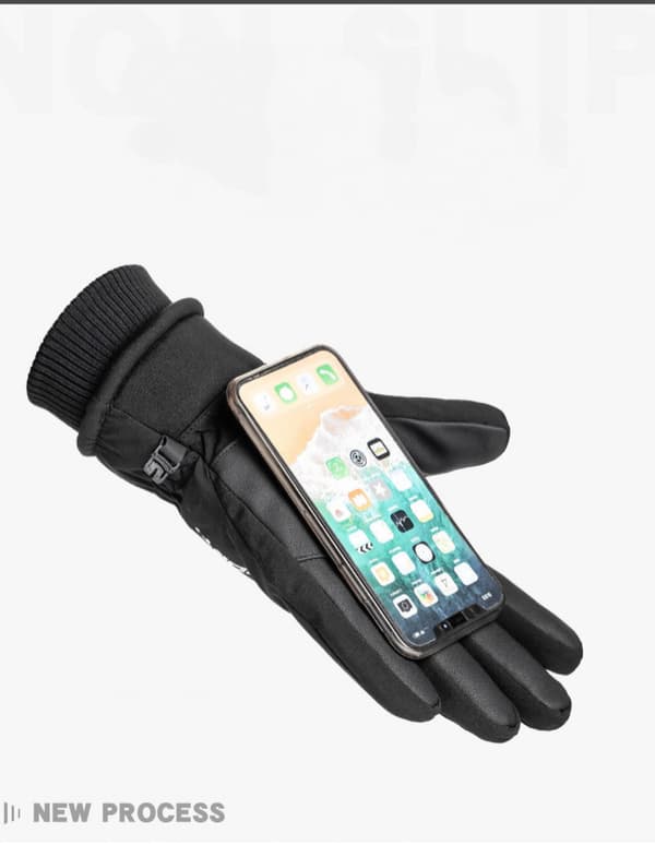 -10℉ Vinterhandsker Mænd Kvinder, 10 Touchscreen Fingre Sne Sk
