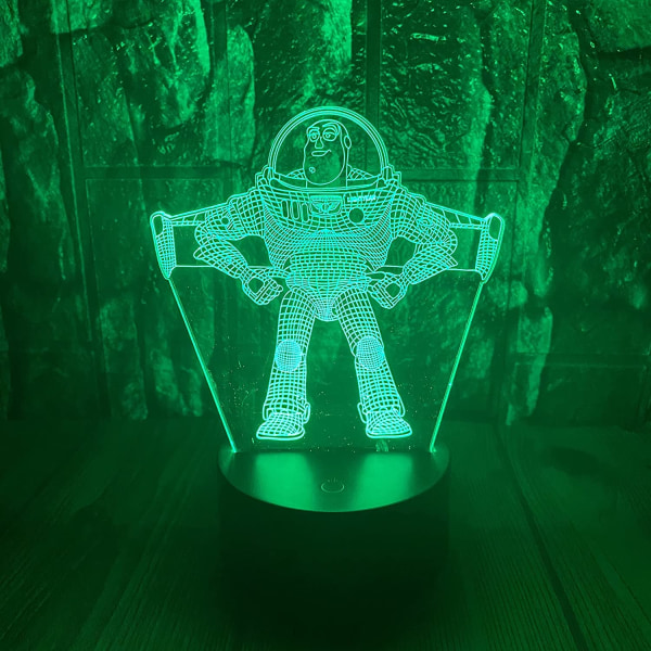 Toy Story Pixar Ultimate Buzz Lightyear Spaceman 3D LED Opti