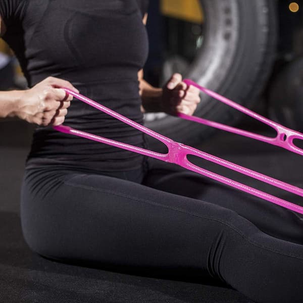 7 Ring Stretch Modstandstræningselastik - Miracle Miles Elastik til Yoga, Udstrækning, Fysioterapi & Hjemmetræning