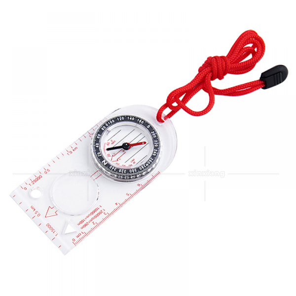 Professionell orienteringscamping scouter basplatta karta magnifier
