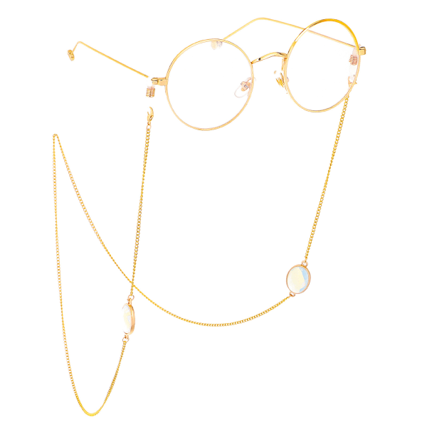 Snygg glasögonkedja för kvinnor-Maskhållare Chain-Gold