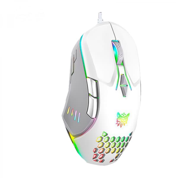 Trådbunden spelmus med RGB-belysning
