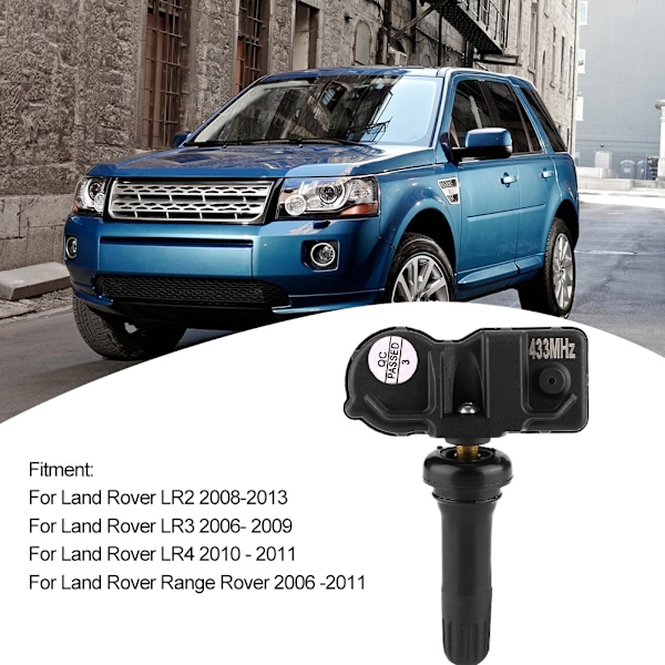 LR018861 Däcktrycksövervakningssystem (TPMS) 433 MHz för Land Rover