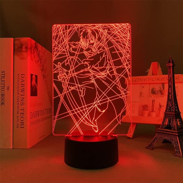 3D LED Natlampe Figur er Velegnet til Soveværelsesdekoration