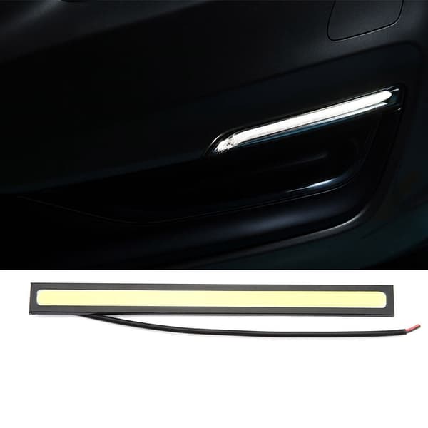 Universal Bil COB LED Dagsljus DRL Dimljus (Vit)