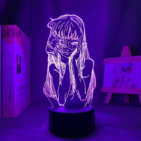 Anime 3D-lampa Junji Ito Collection Tomie för sovrumsdekor N