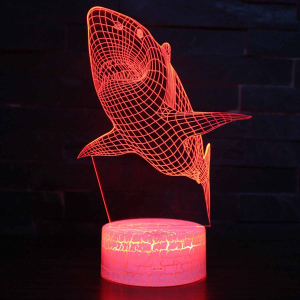Natlampe til børn, 3D visualisering 7 farver + 16 farver