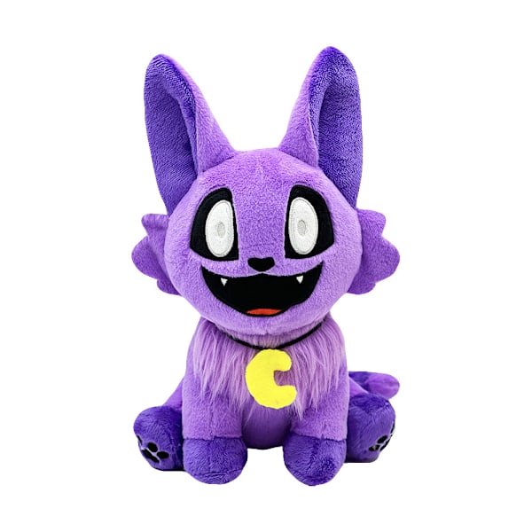 Hymyilevä eläinsarja Nalle Purppura Kissa Pehmolelu, Pehmeä Täytetty Nalle Lapsille Aikuisille, Syntymäpäivä, Lahja Jouluksi halloweeniksi