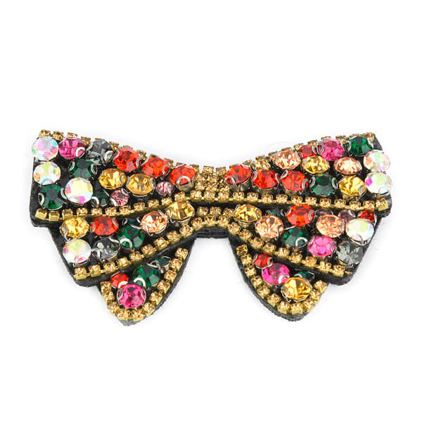 2 st Rhinestone Crystal Applique Bröllopsklänning Skor Sy På Brosch Patch DIY Kläder Trim #1