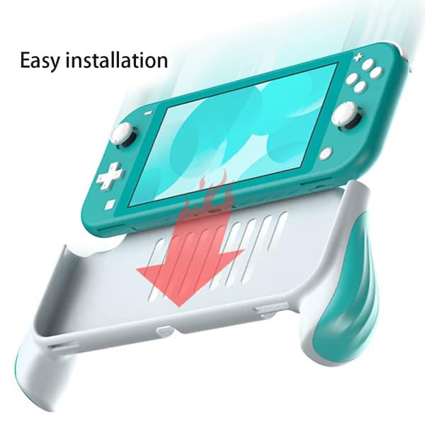 Greppfodral Kompatibelt med Nintendo Switch Lite, Bekvämt Grey