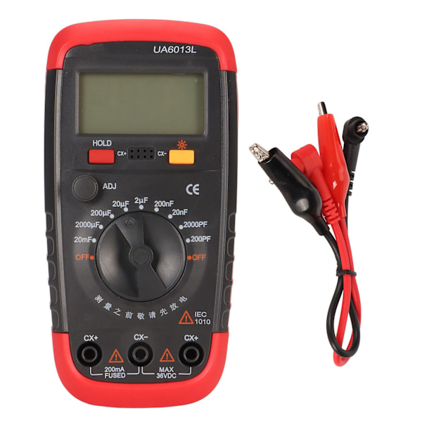 Digital Multimeter 0.1pF to 20,000uF High Accuracy Data Storage Backlit Function Quick Response Multimeter Tester