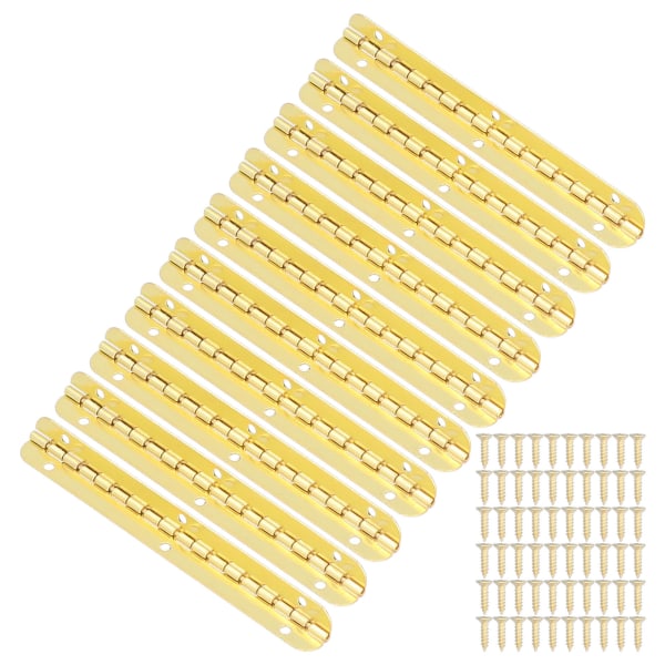 10 stk hengsel 100mm maskinvare oval trekasse hengsel 90 grader gul lang stripe hengsel spenne hengsel