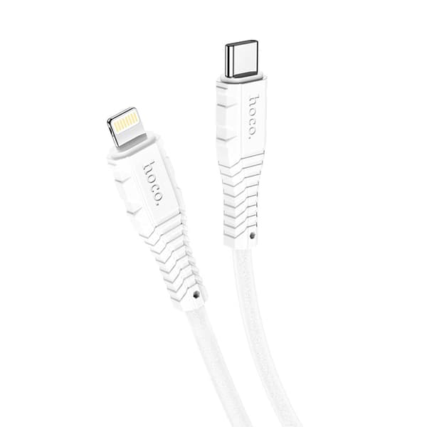 hoco. X67 PD silikonladdningsdatakabel för iPhone 20W fas