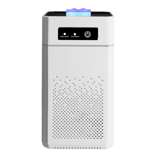 Negative Ion Mini Air Purifier Low Noise Odor Free Air Cleaner UV Air Purifier for Home White Purifier