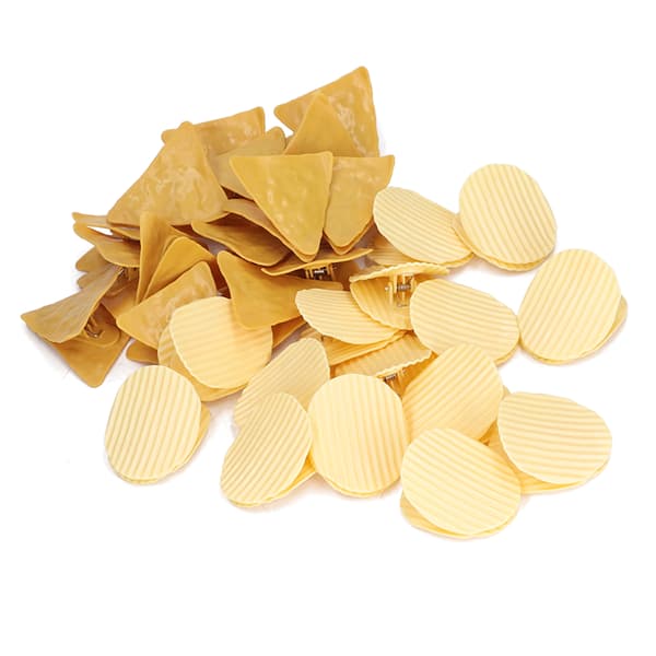 30 stk. søde chip clips runde trekant opbevaring chip clips snack forsegling clips syning clips kontor billet clips
