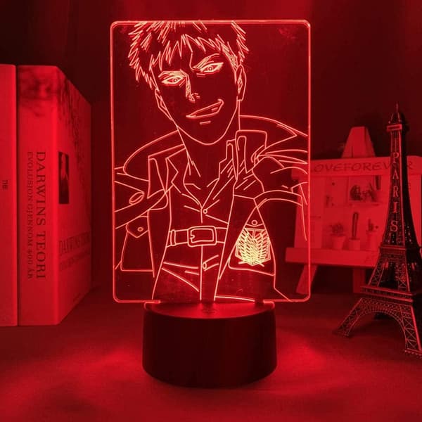 3D Nattlampe Anime Illusjon Attack On Titan Jean Kirstein