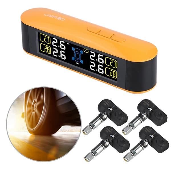 Dekktrykkovervåking for bil med 4 interne sensorer TPMS