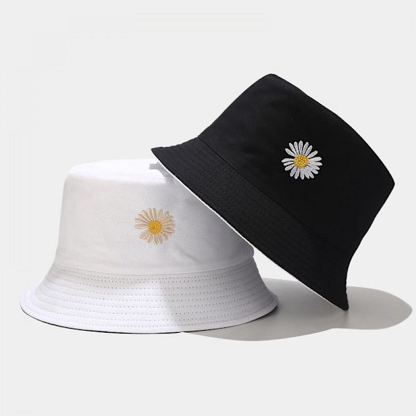 Tvåsidig Blommig Vändbar Bucket Hat Sommar Resa Strand S